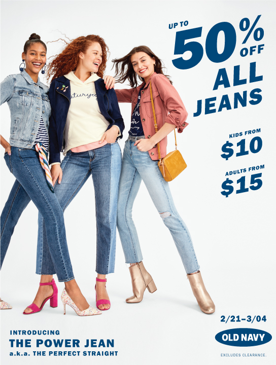 Old Navy Jean Sale! - New Market Square